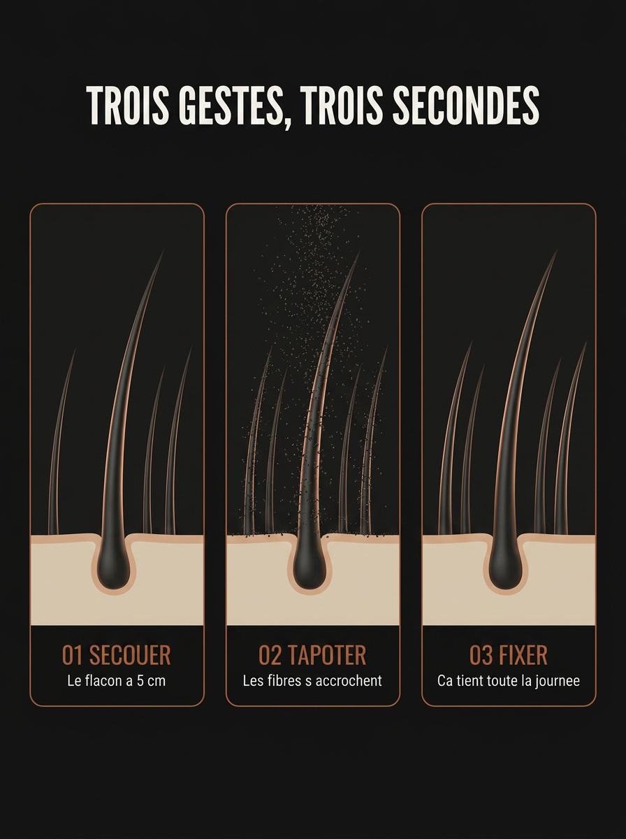Adglamful — Fibres Capillaires de Kératine 30 g