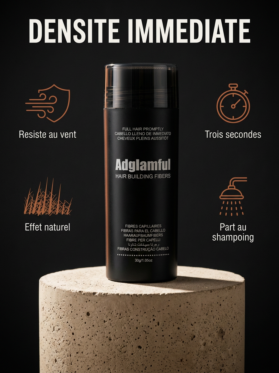 Adglamful — Fibres Capillaires de Kératine 30 g